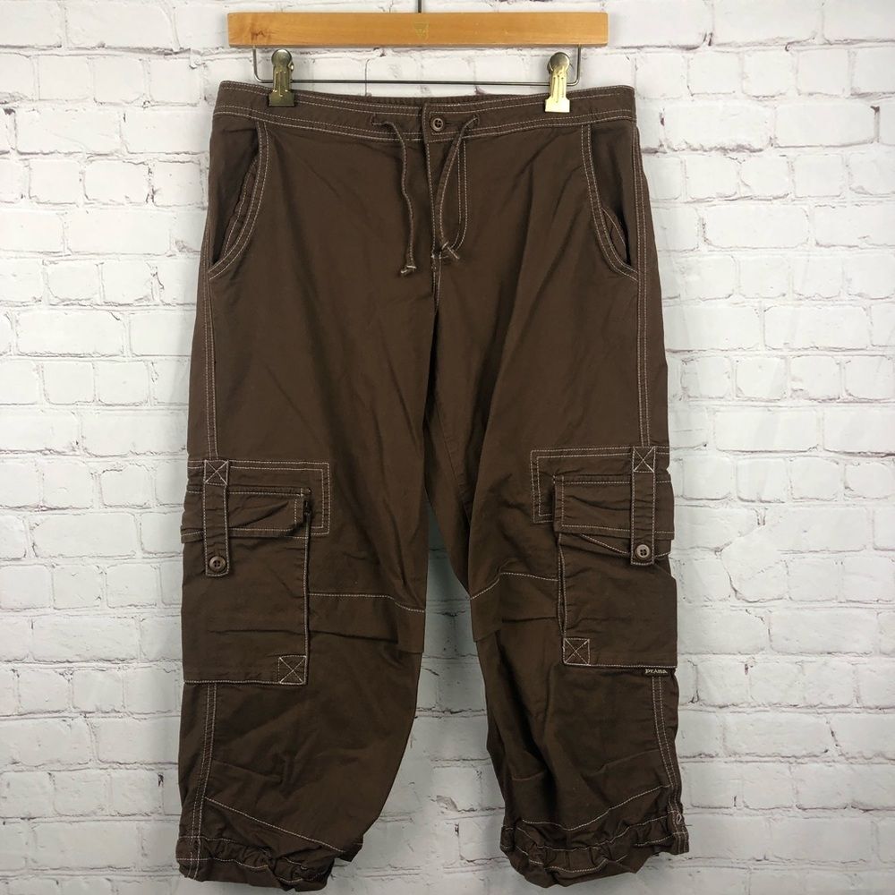 Prana Brown Capri Pants Women's Sz Small